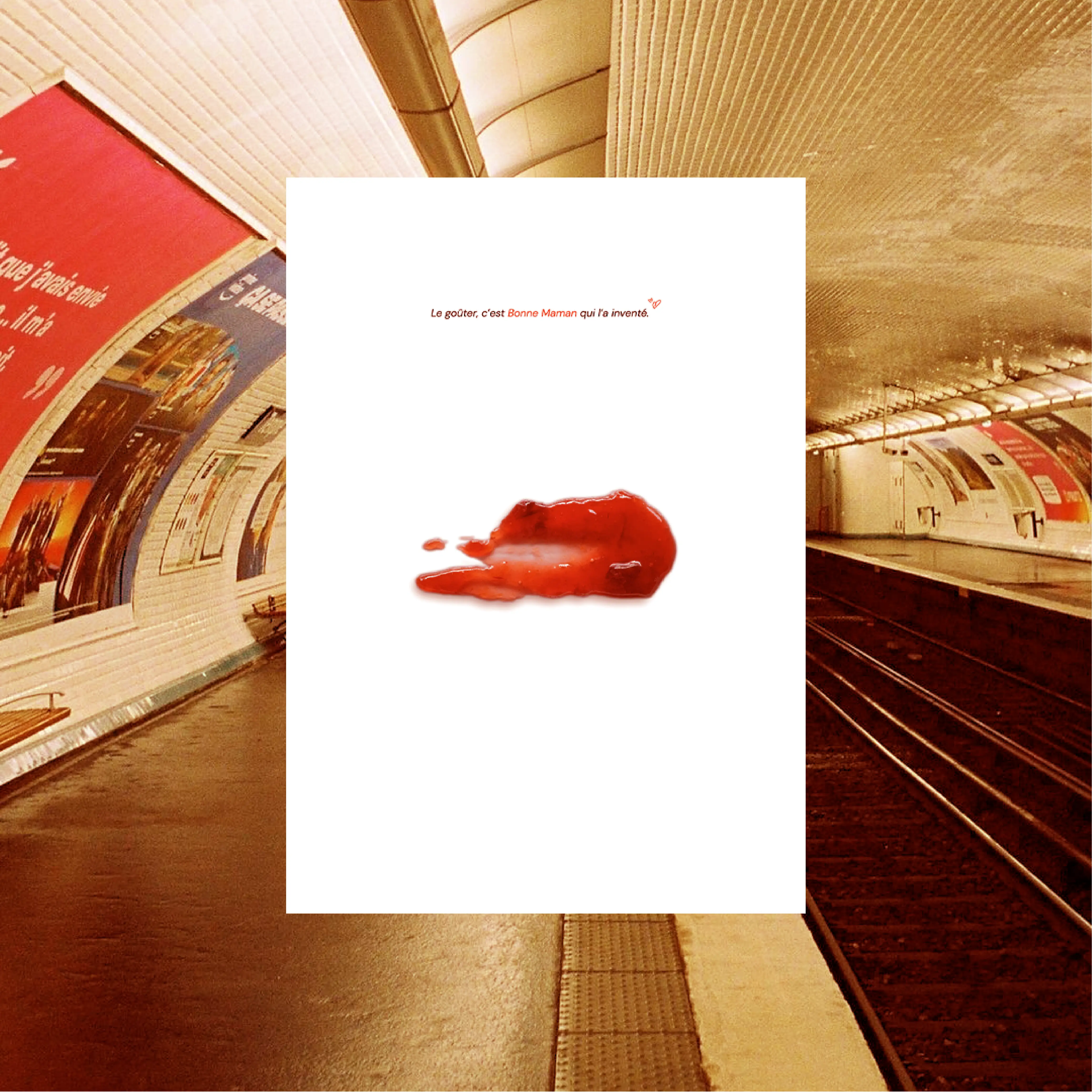 Affiche de communication pour bonne maman